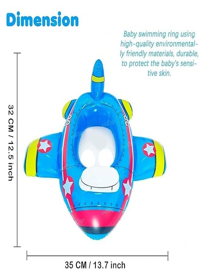 VEDHAK Pool Party Swimming Rings for Kids Inflatable Ring Plane Swim Learning Float Tube for 3+ Years Girls and Boys. - Image 5
